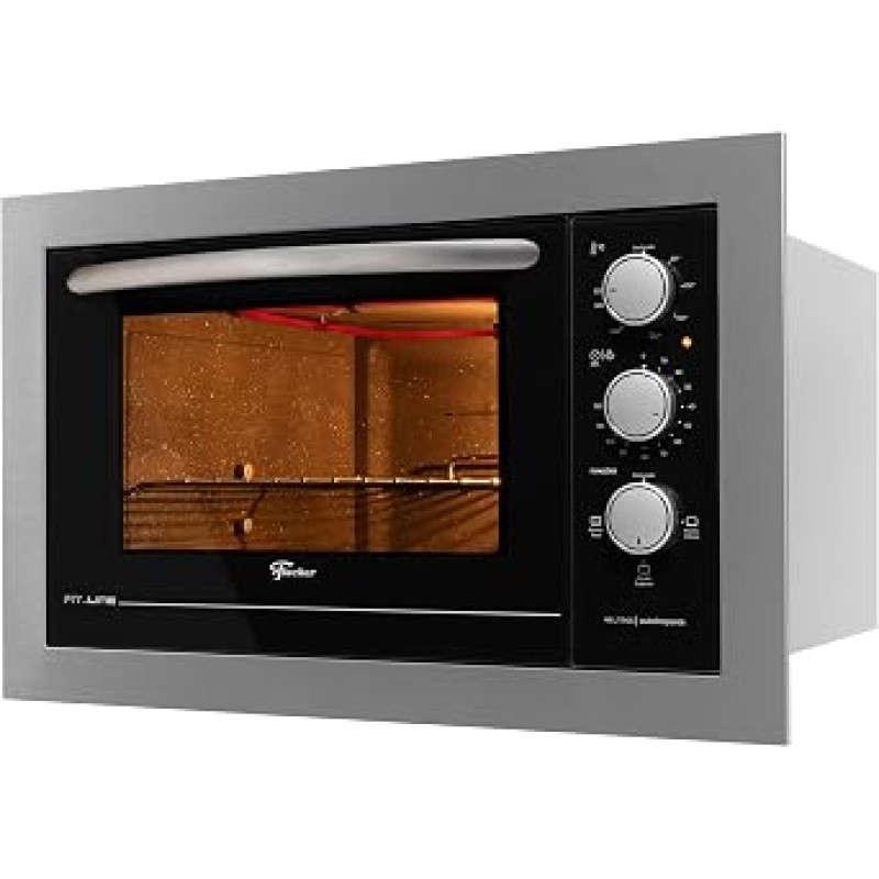 Fischer Forno Elétrico Embutir Fit Line 48L Inox 220V 344...