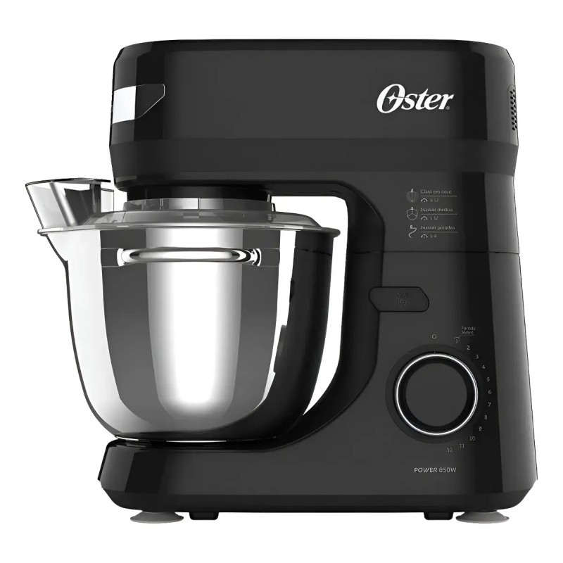 Batedeira Planetária Bowl Inox Iii Obat641 Oster Cor Pret...
