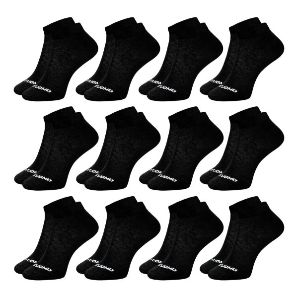 Kit 12 Pares Meia Masculina Cano Curto Soquete Algodão Duomo