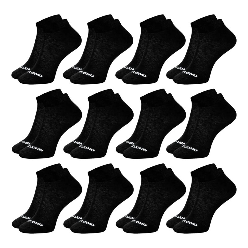 Kit 12 Pares Meia Masculina Cano Curto Soquete Algodão Duomo