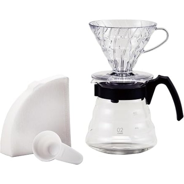 Conjunto Kit V60 Para Passar Cafe Craft Hario Conjunto Kit V60 Para Passar Cafe Craft Transparente Japão No Voltagev