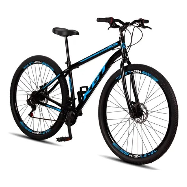 Bicicleta Aro 29 Aço Carbono Freios A Disco 21 Marchas