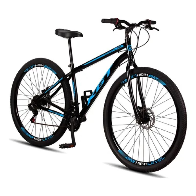 Bicicleta Aro 29 Aço Carbono Freios A Disco 21 Marchas