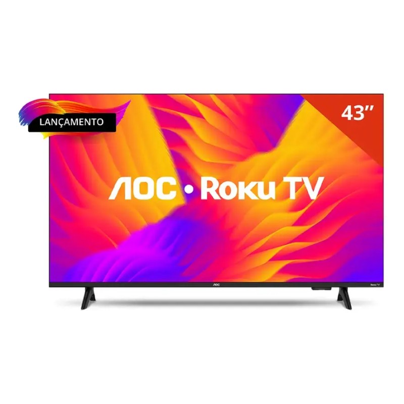 Smart Tv 43 Aoc Led Roku Full Hd Wi-fi 60hz Hdmi Usb 43s5...