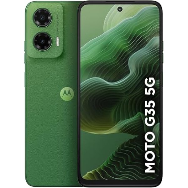 Smartphone Motorola Moto g35 5G - 128GB 12GB (4GB RAM+8GB Ram Boost) e Camera 50MP com AI NFC Tela 6.7" com Superbrilho - Verde