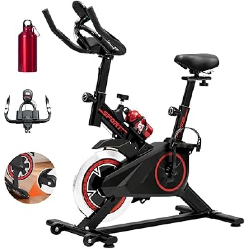 Bicicleta Ergométrica Bike Spinning para Treino em Casa e...