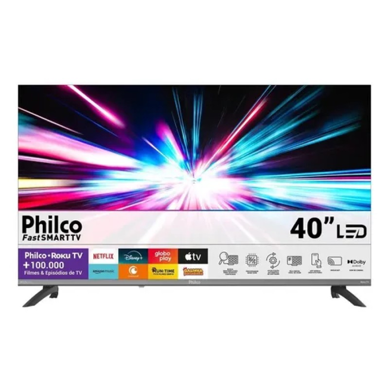 Smart Tv Philco 40 P40vik Led Roku Dolby Audio Wi-fi Hdmi...