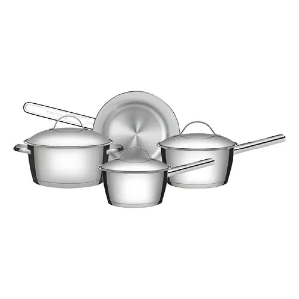 Jogo De Panelas Com 4 Peças Aço Inox Allegra Tramontina