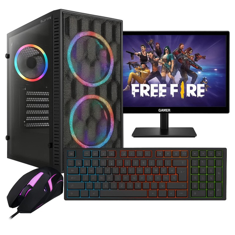 PC Gamer Completo, Intel Core i5, RX 550 4GB DDR5, 10GB d...