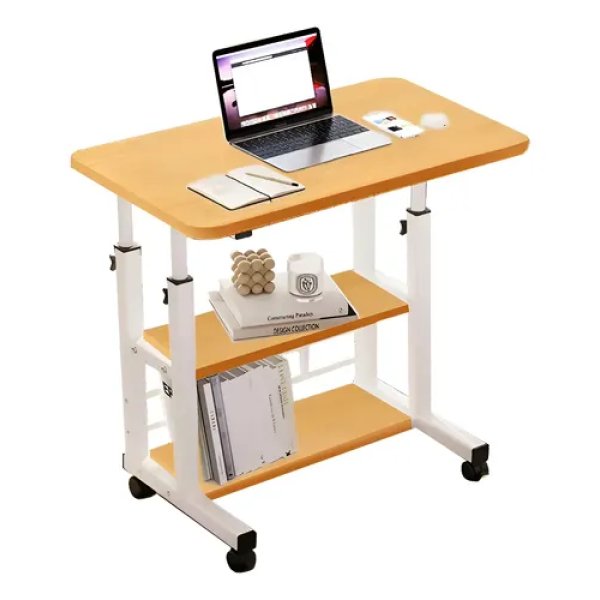 Mesa De Computador Elevatória De 60 Cm Com Dupla Camada