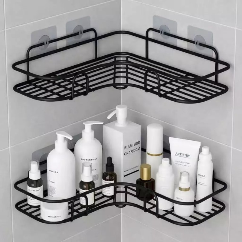 Prateleiras para Banheiro com Suporte e Alto Adesivos – O...