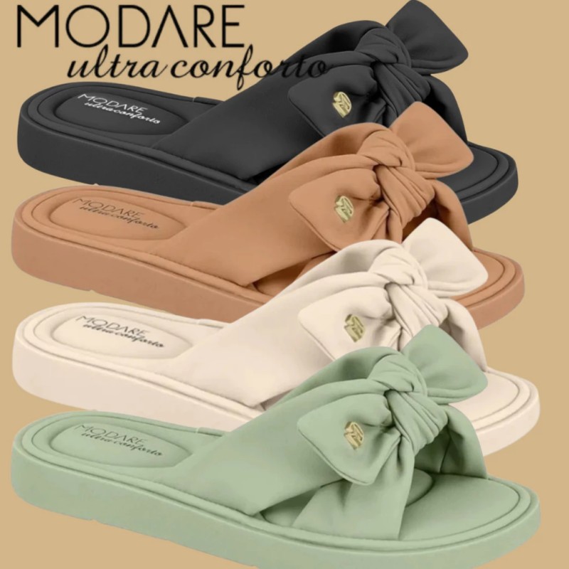 Chinelo Feminino Modare Ultraconforto Ortopédico Laço | L...