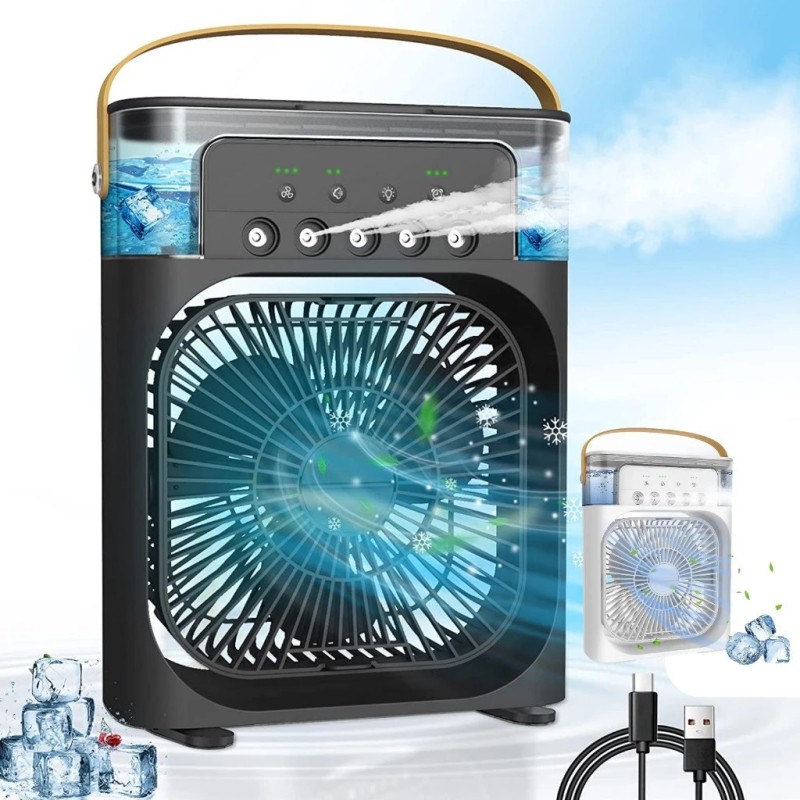 Mini Ar Condicionado Climatizador Umidificador Ventilador...