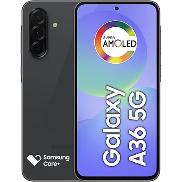 Celular Samsung Galaxy A36 5G 256GB, 8GB RAM, Recursos AI (Preto)