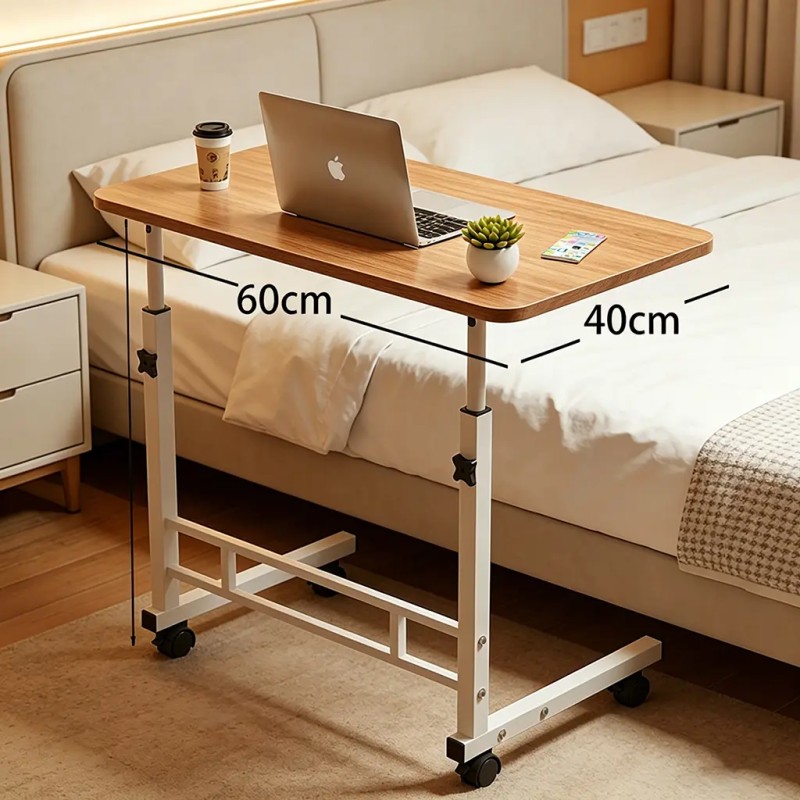 Mesa Ajustável para Notebook Wenshu com Rodinhas | Multiu...
