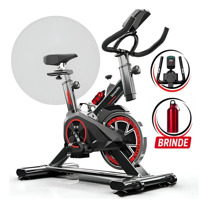 Bicicleta Ergométrica Bike Spinning 6kg Sensação inércia ...