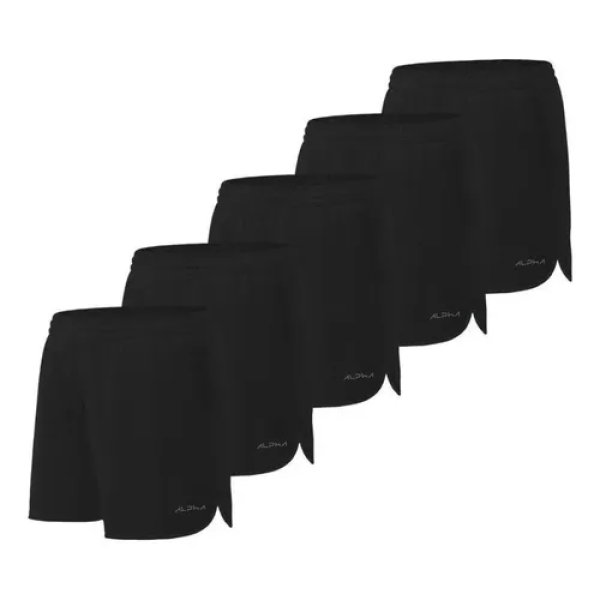 Kit 5 Shorts De Corrida Dry Alpha