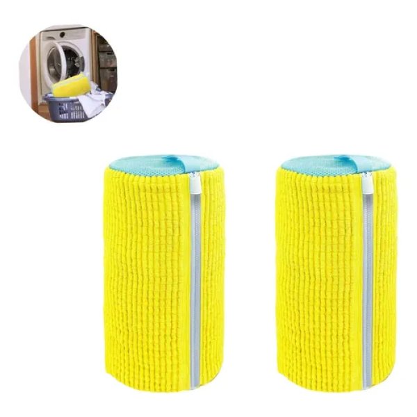 Kit 2 Saco Para Lavar Sapatos Na Máquina De Lavar Prático