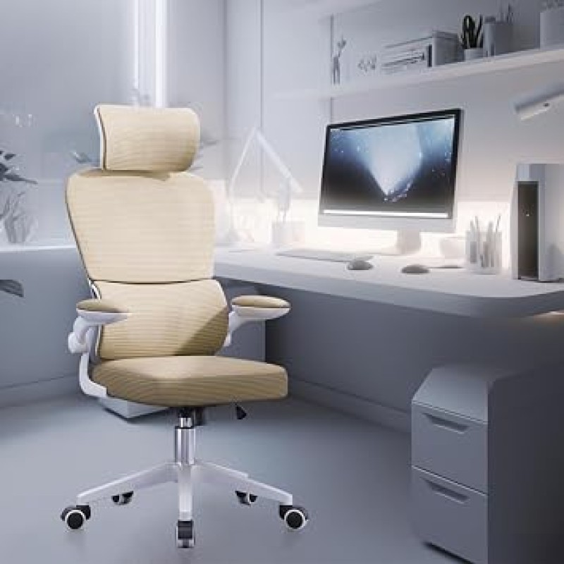 Cadeira de escritório com design ergonômico conforme NR-1...