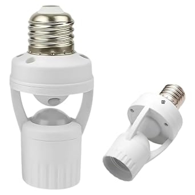 Fotocélula Soquete Sensor de Movimento para Lâmpada Soque...
