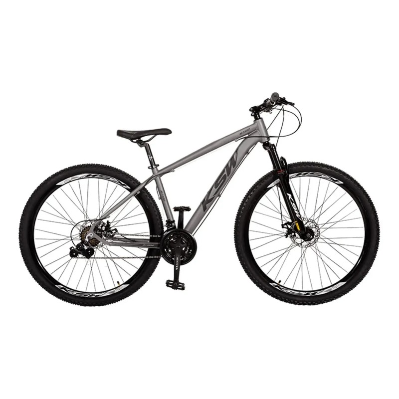 Bicicleta Aro 29 Ksw Xlt 100 24 Marchas Alumínio Freio Di...