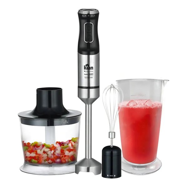 Mixer 3 Em 1 Processador Batedor Inox 1000w Kian Preto