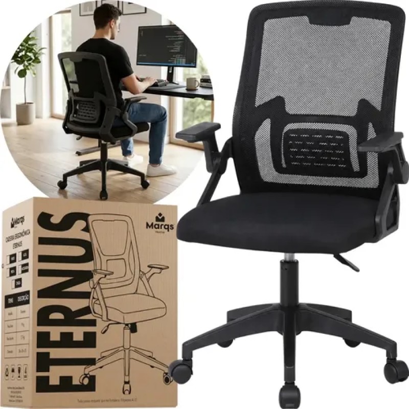 Cadeira De Escritorio Ergonomica Nr17 Ethernus Marqs Home...