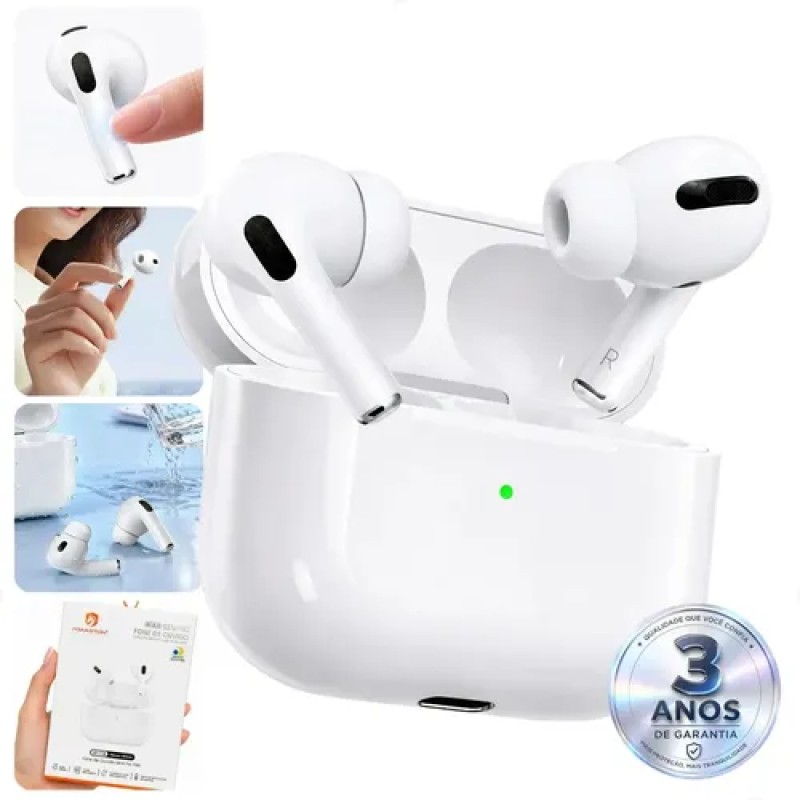 Fone Bluetooth 5.3 Tws Sem Fio com Microfone HD Anti Ruid...