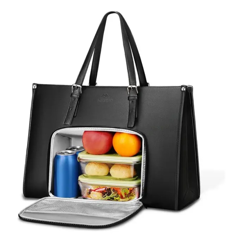 Bolsa Feminina Para Notebook Com Compartimento Térmico Pa...