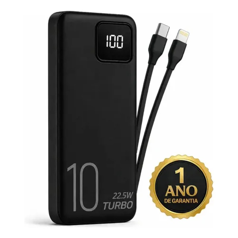 Carregador Portátil Power Bank Turbo voo transporte aéreo...