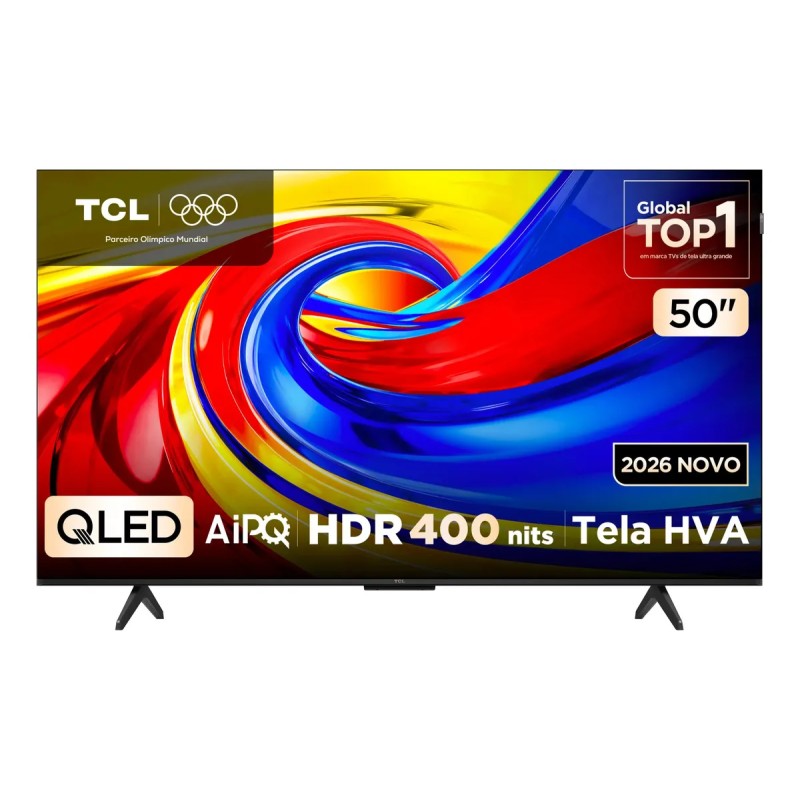 Smart Tv Tcl 50 Polegadas Qled 4k P7l Wifi Bluetooth Goog...
