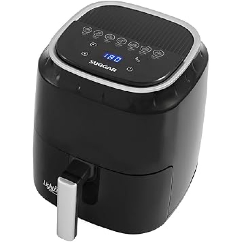 SUGGAR FRITADEIRA LIGHT FRY TOUCH CONTROL 4 LITROS PRETA ...