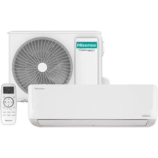 Hisense Ar Condicionado Split Inverter 12000 BTUs, Frio, R32, Wi-Fi, Branco, 220V