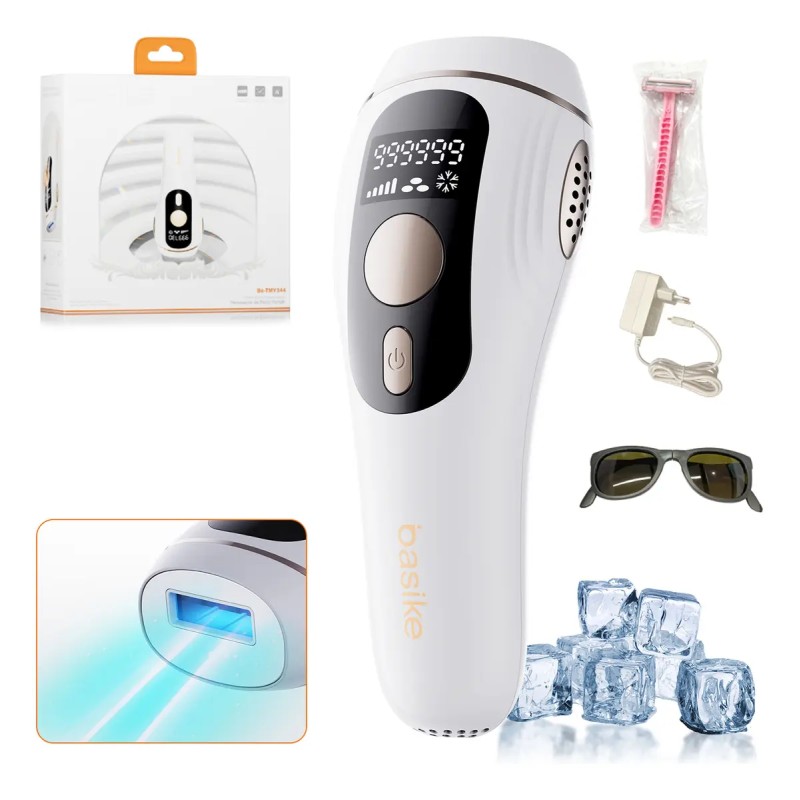 Depilador A Laser Luz Pulsada IPL Basike Sensacao Gelo In...