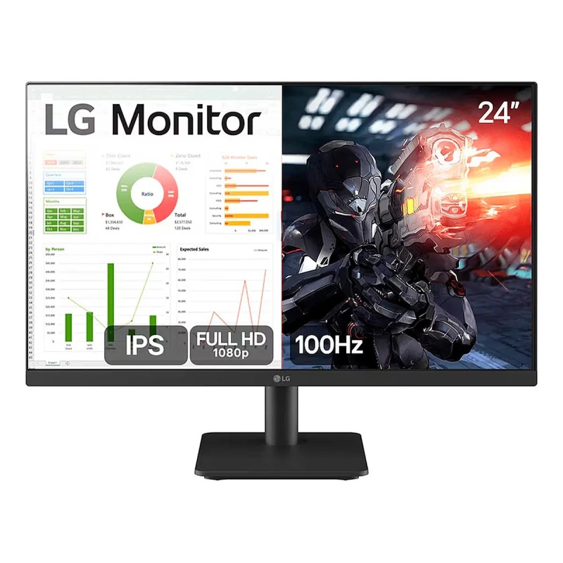 Monitor Gamer LG 24MS500-B 24ms Ips Fullhd 100hz Ajuste d...