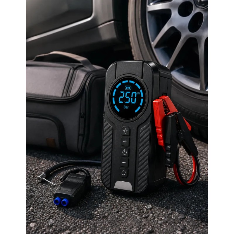 Auxiliar De Partida Para Carro Compressor De Ar Portátil ...