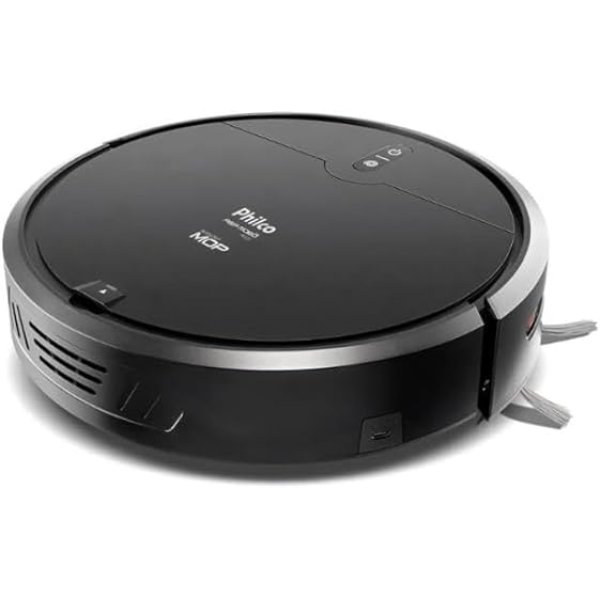 Aspirador Robô Philco 3 em 1 Com MOP PAS23 Preto Bivolt