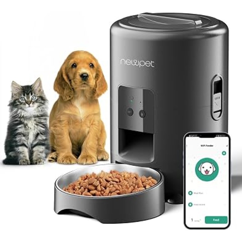 Alimentador Automático Pet, 2L Comedouro para Caes Fácil ...