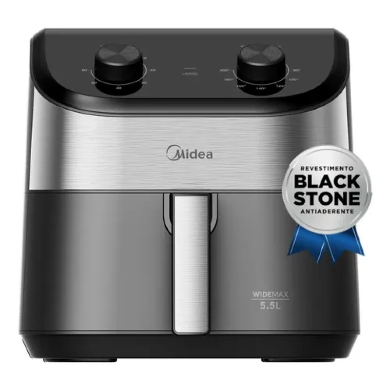 Fritadeira Air Fryer 5,5l Widemax Com Interior De Alumíni...