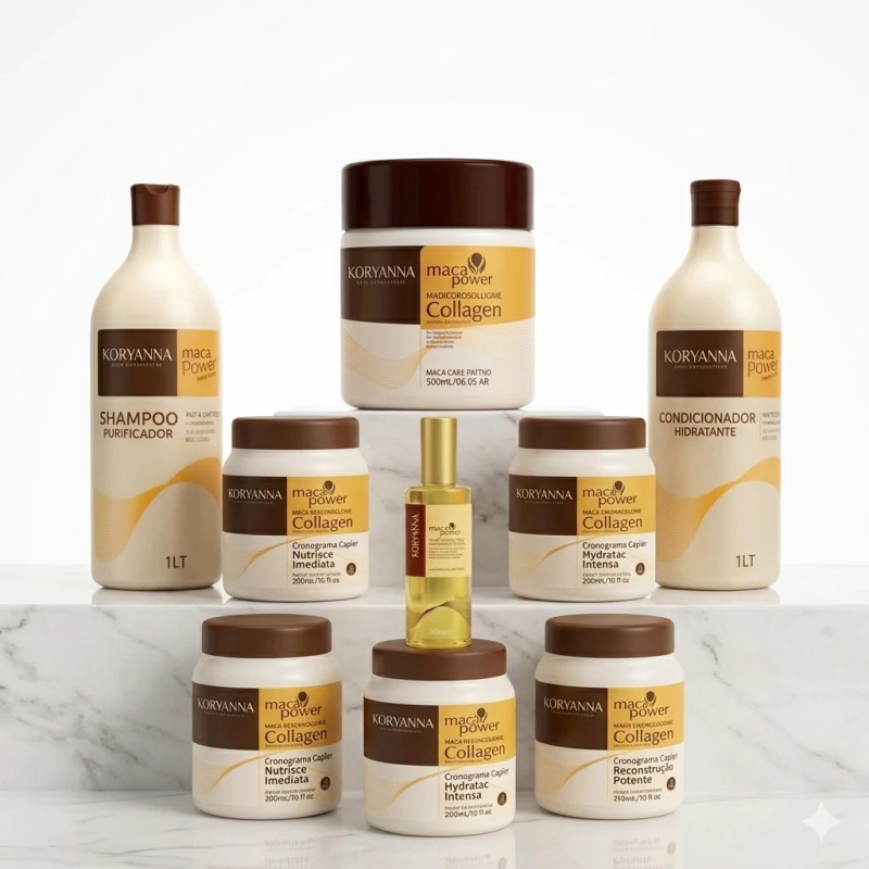 Kit Maca Power Completo com 7 Produtos – Cronograma Capil...