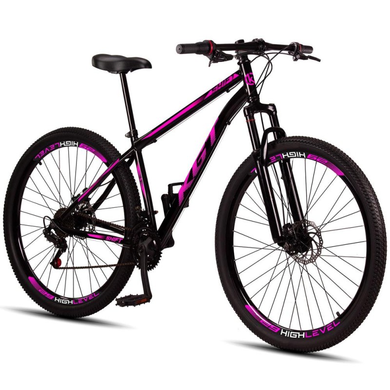 Bicicleta Aro 29 KGT Shift Aço Carbono 21 marchas Freios ...