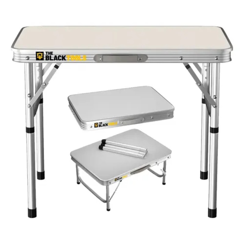Mesa Dobrável Praia Camping Alumínio 60x45cm Vira Maleta ...