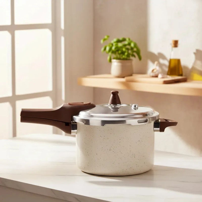 Panela De Pressão Brinox Pressure 4,2l Ø20 X 14,5 Cm Vani...