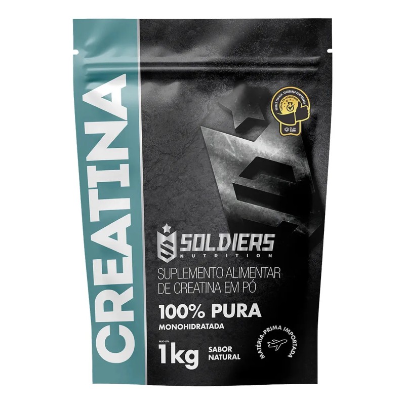 Creatina 1kg Suplemento Monohidratada em pó 100% Pura - S...