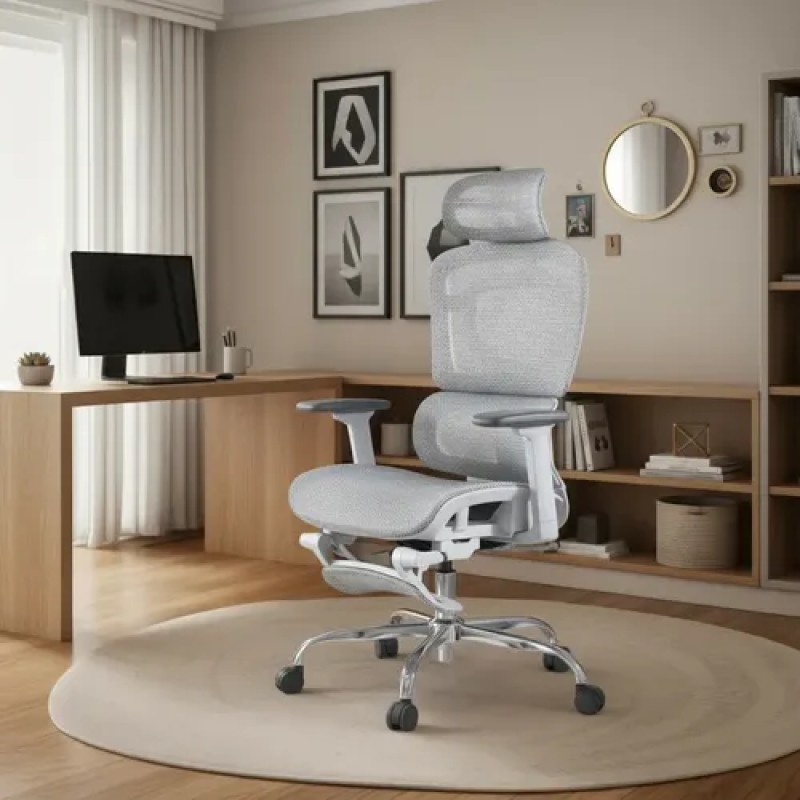 Cadeira De Escritório Ergonômica Mônaco Bt07 Luvinco Malh...