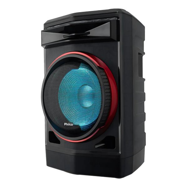 Caixa De Som Acústica Philco Pcx7100 Flash Lights Bass 750w Cor Preto