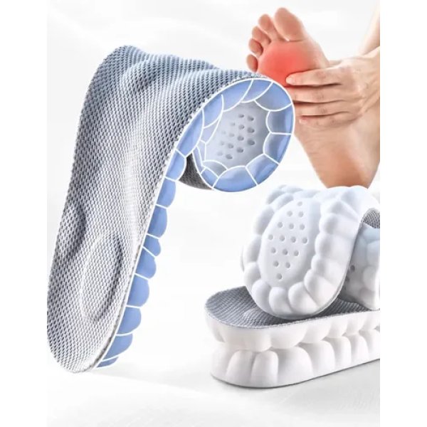 Palmilha De Altissimo Conforto 4d Tênis Sapatos Ortopédica