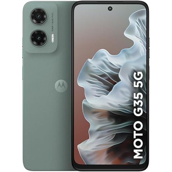 Smartphone Motorola Moto g35 5G - 256GB 12GB (4GB RAM+8GB Ram Boost) e Camera 50MP com AI NFC Tela 6.7" com Superbrilho - Cinza Vegan Leather