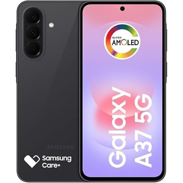 Celular Samsung Galaxy A37 5G 128GB, 6GB RAM, Câmera 50MP (Preto)