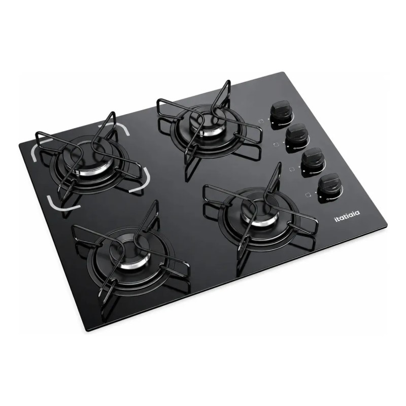 Cooktop Itatiaia Essencial 4 Bocas cor Preto